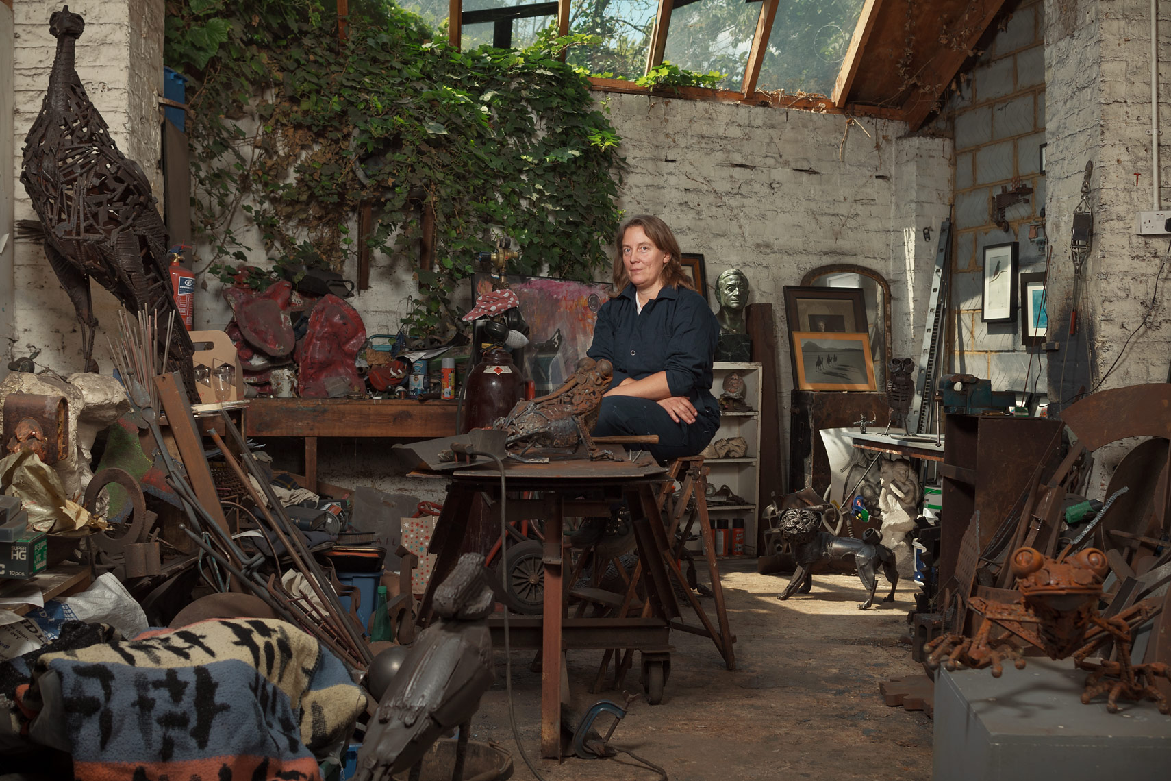 Jane Ackroyd studio by Simon Stanmore